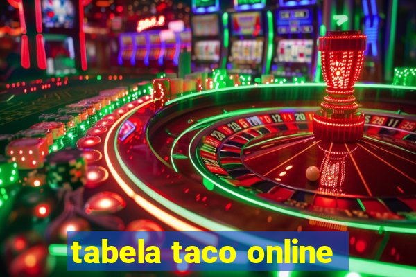 tabela taco online